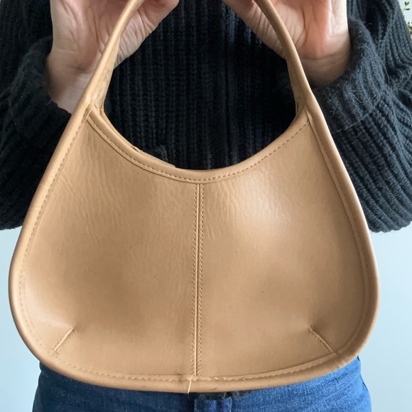 🟠 2/40$ Vintage Tan Mini Handbag with Coin Purse - Picture 2 of 11